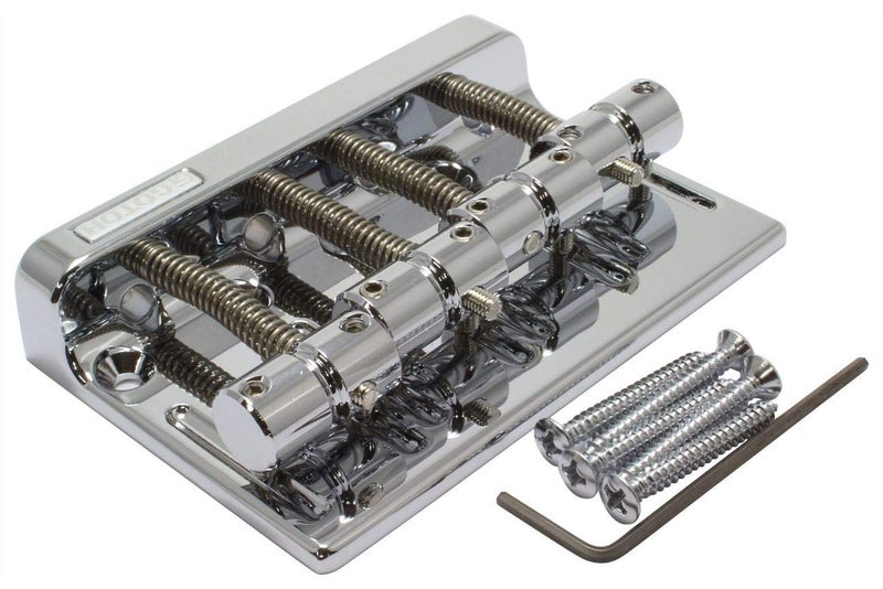 Gotoh 201B-4 Bass Bridge, Chrome - Image 1